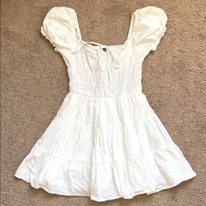 Poplin mini dress